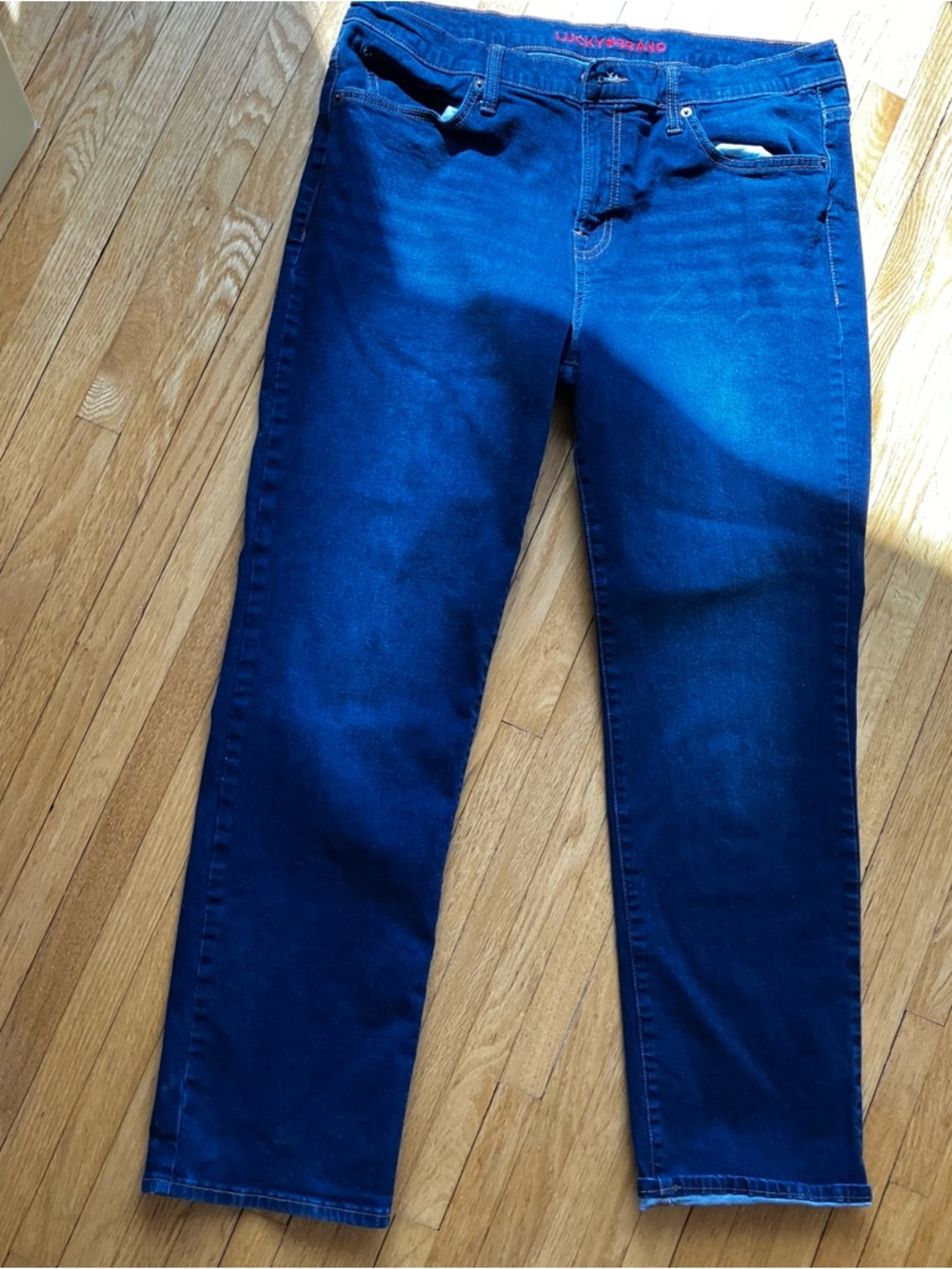 Lucky Brand Women's Deep Blue Straight Leg Jeans